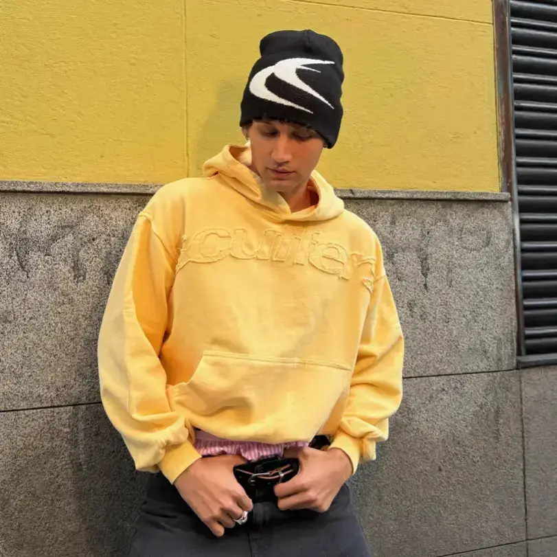European and American Cross-Border Scuffers Letter Casual Hoodie Street High-Quality Loose Pullover Hoodie for Men and Women