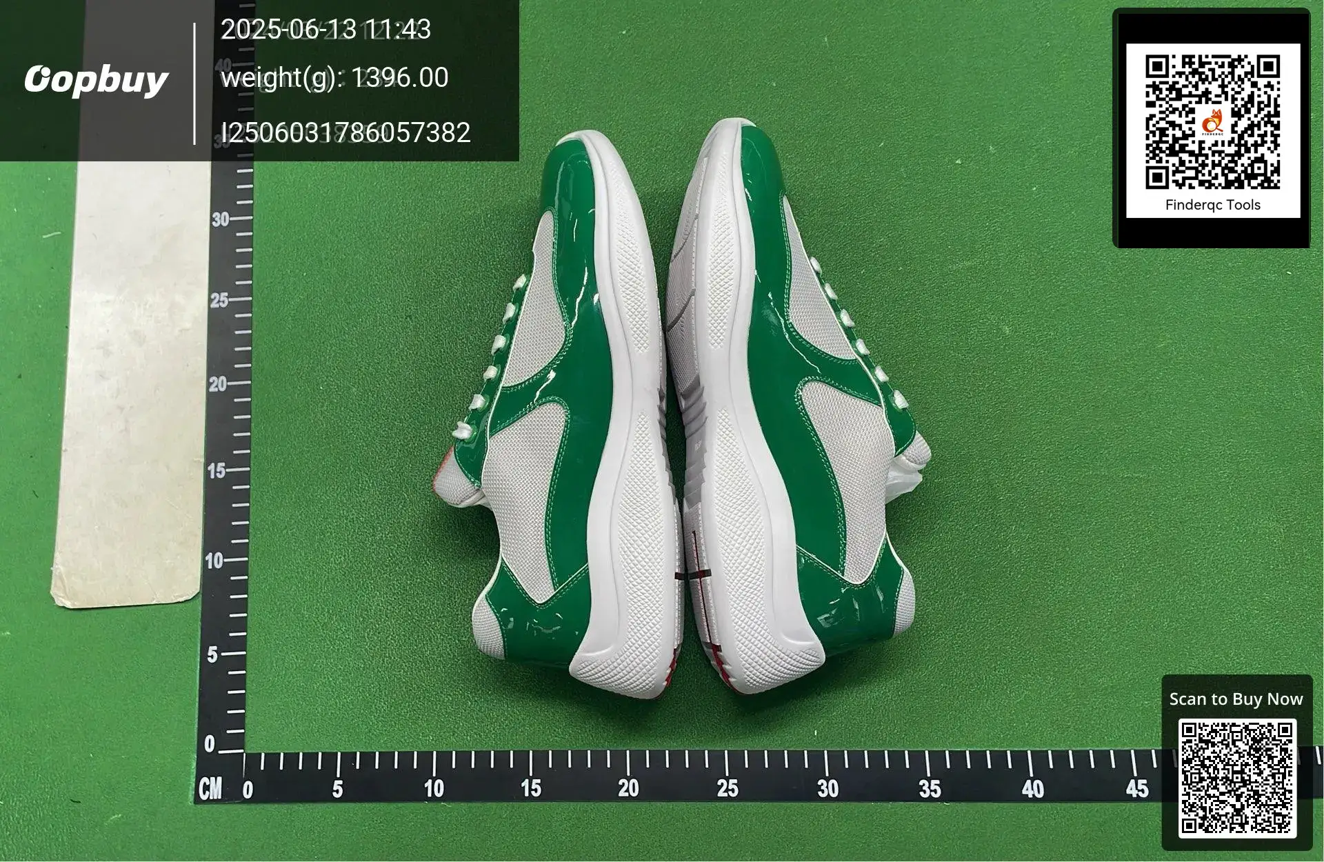 Prada America's Cup Sneakers Green