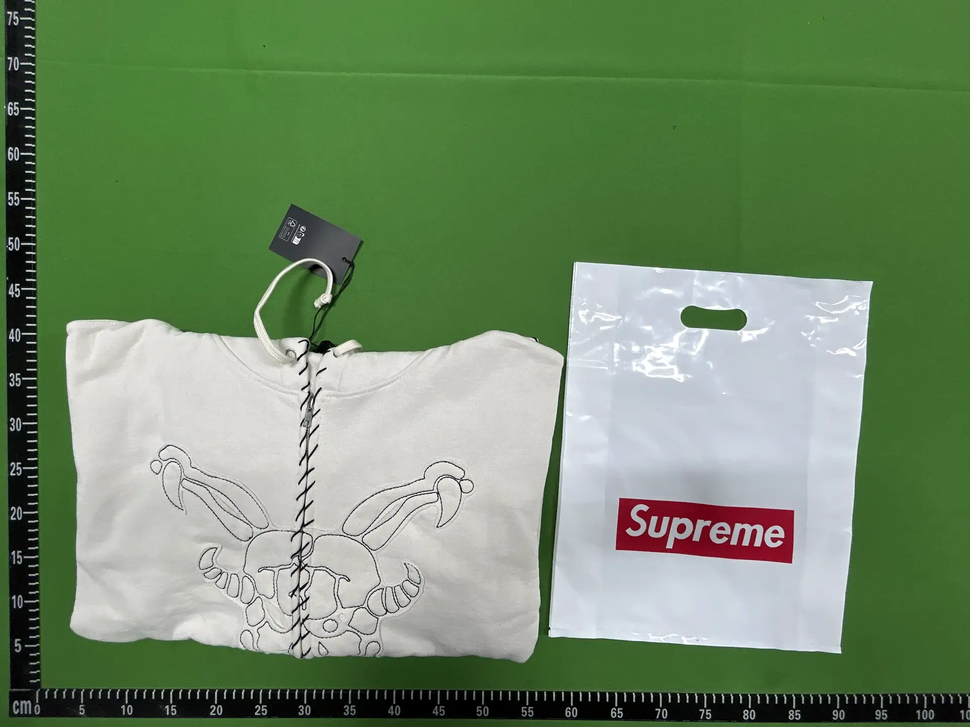 Supreme White Hoodie