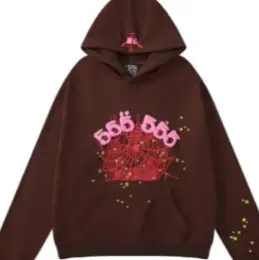 2025 New Cross Border Spider Web Star Letter Printing Hooded Sweater Loose Hoodie Top Hot Wholesale
