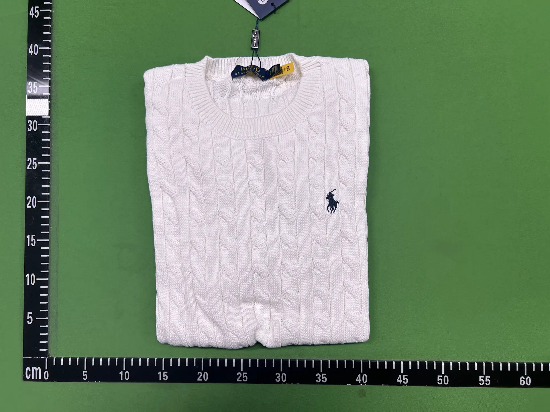 Polo Ralph Lauren Cable Knit Sweater White