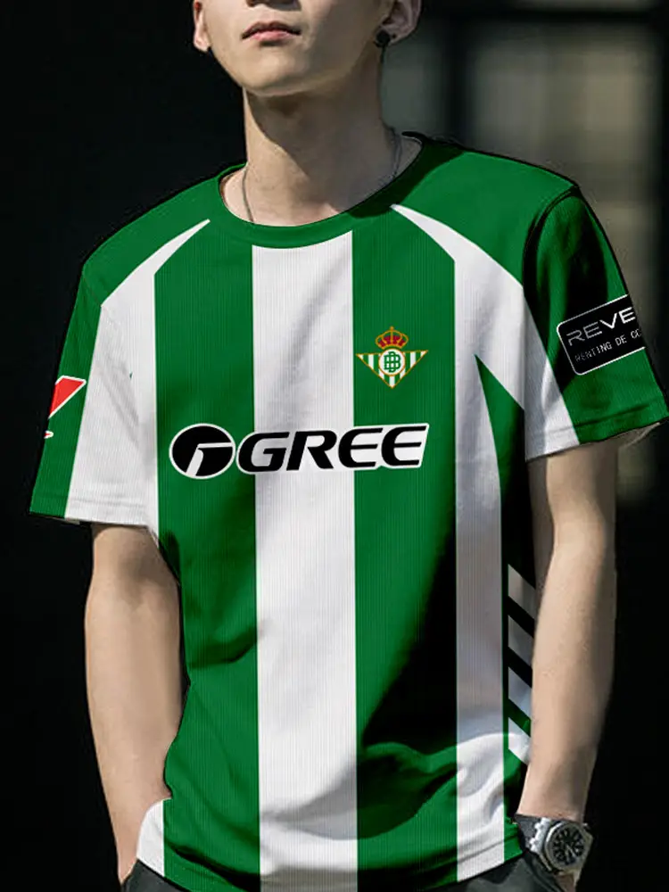 25-26 Season Real Betis Team Anthony's Same Style Football Jersey Quick-Drying Short-Sleeved T-Shirt for Men and Women Half-Sleeve