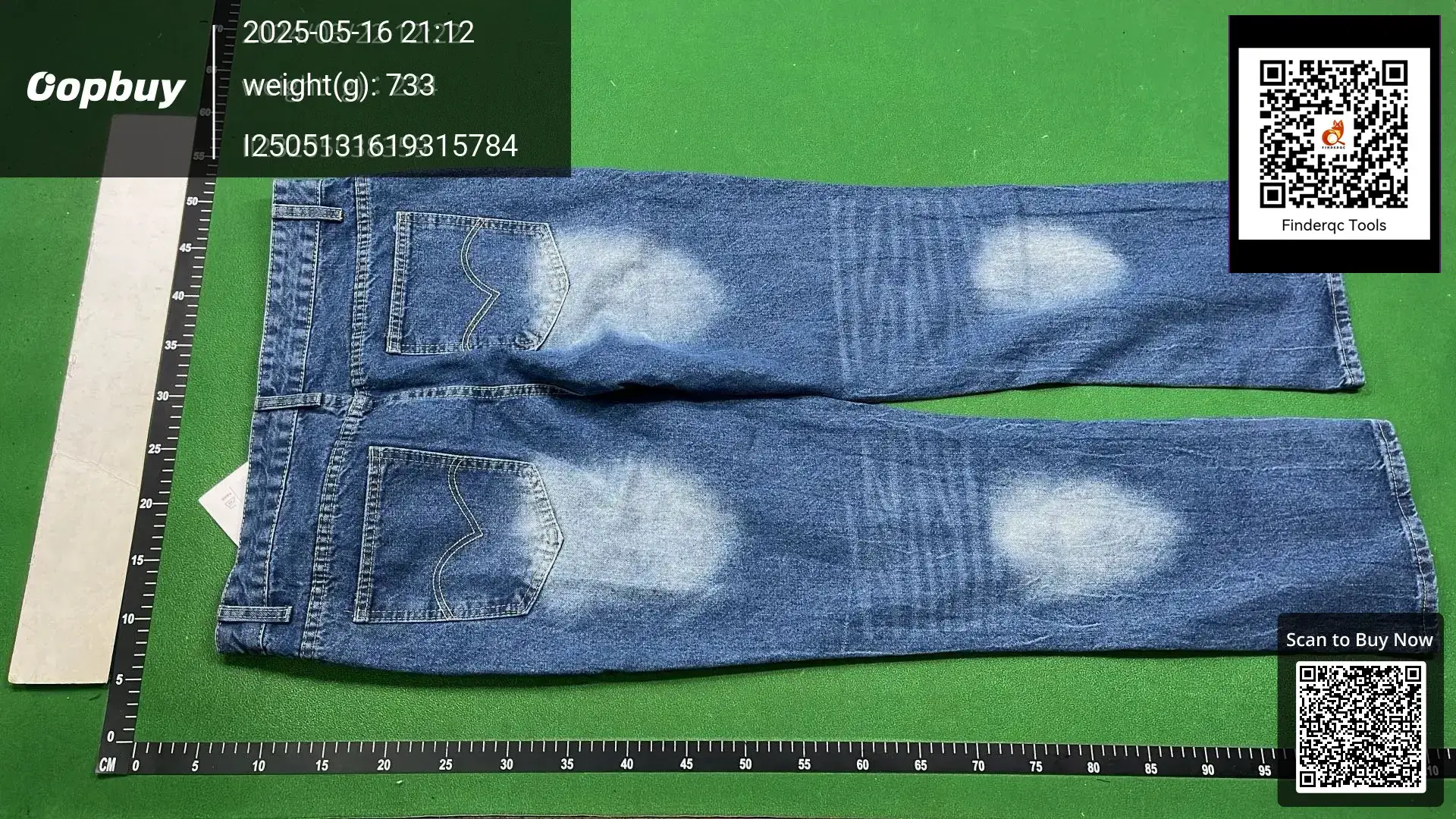 RDT Men's Wear | American vibe Lightning Crack Blue Jeans Men's Tide Micro cleanfit Pants