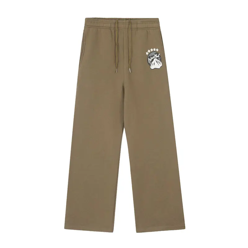 Broken Planet Broken Planet Foam letter Print Men and Women Loose Casual Fleece-lined Straight-leg pants Trendy
