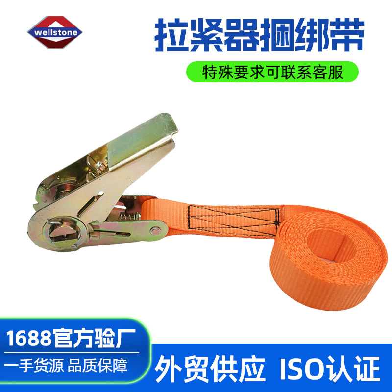 Tightener Binding Belt Manufacturer Wholesale 1 Inch 25mm Ratchet Binding Belt Cargo Tightener Fastening Binding Belt