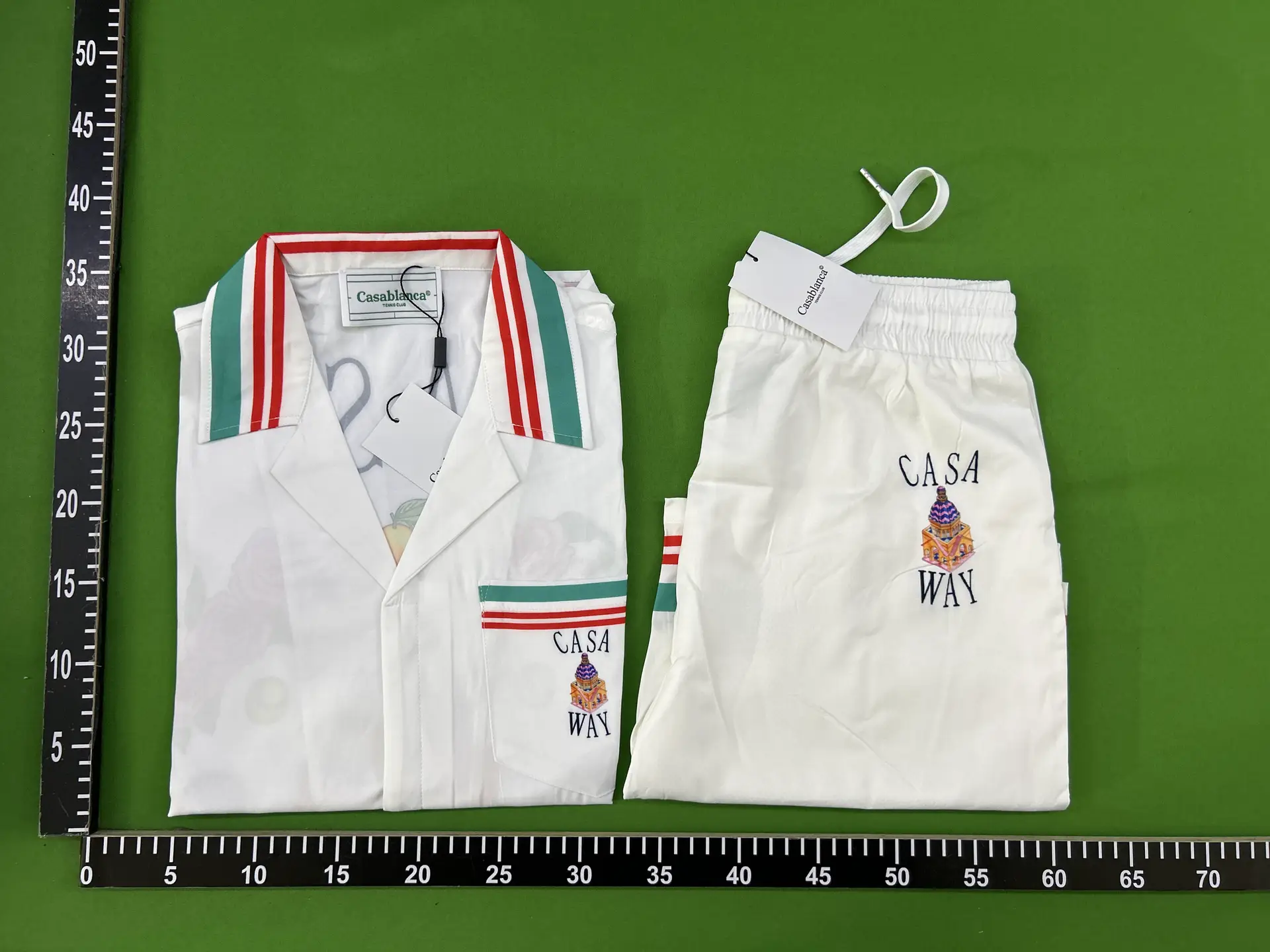 Casablanca Tennis Club Shirt and Shorts Set
