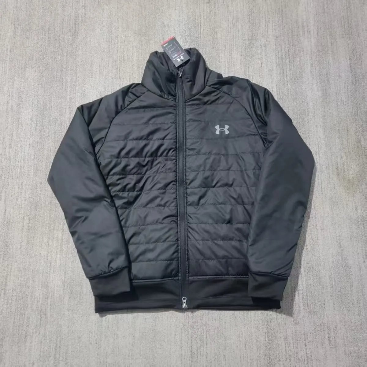 adm casual cardigan hooded cotton-padded jacket