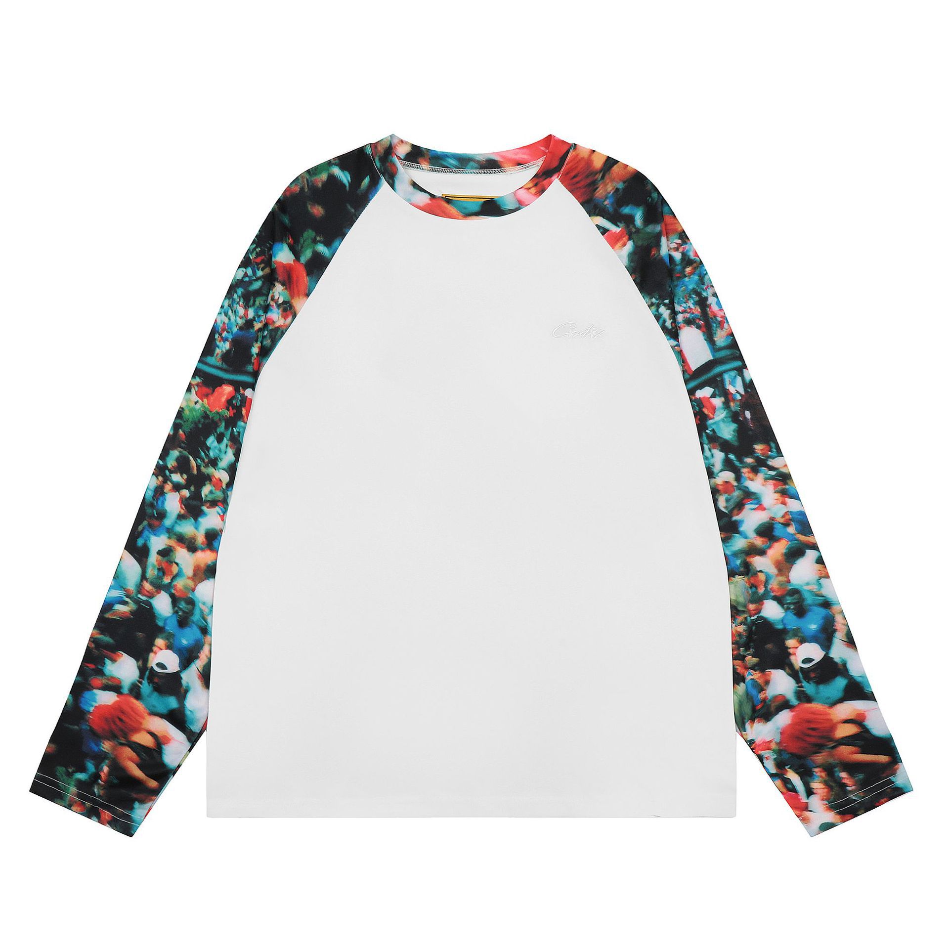 2024 Cross-border Explosions European and American Fashion Brand corteiz Alcatraz Island Raglan Sleeve Full Printed Long Sleeve T-shirt
