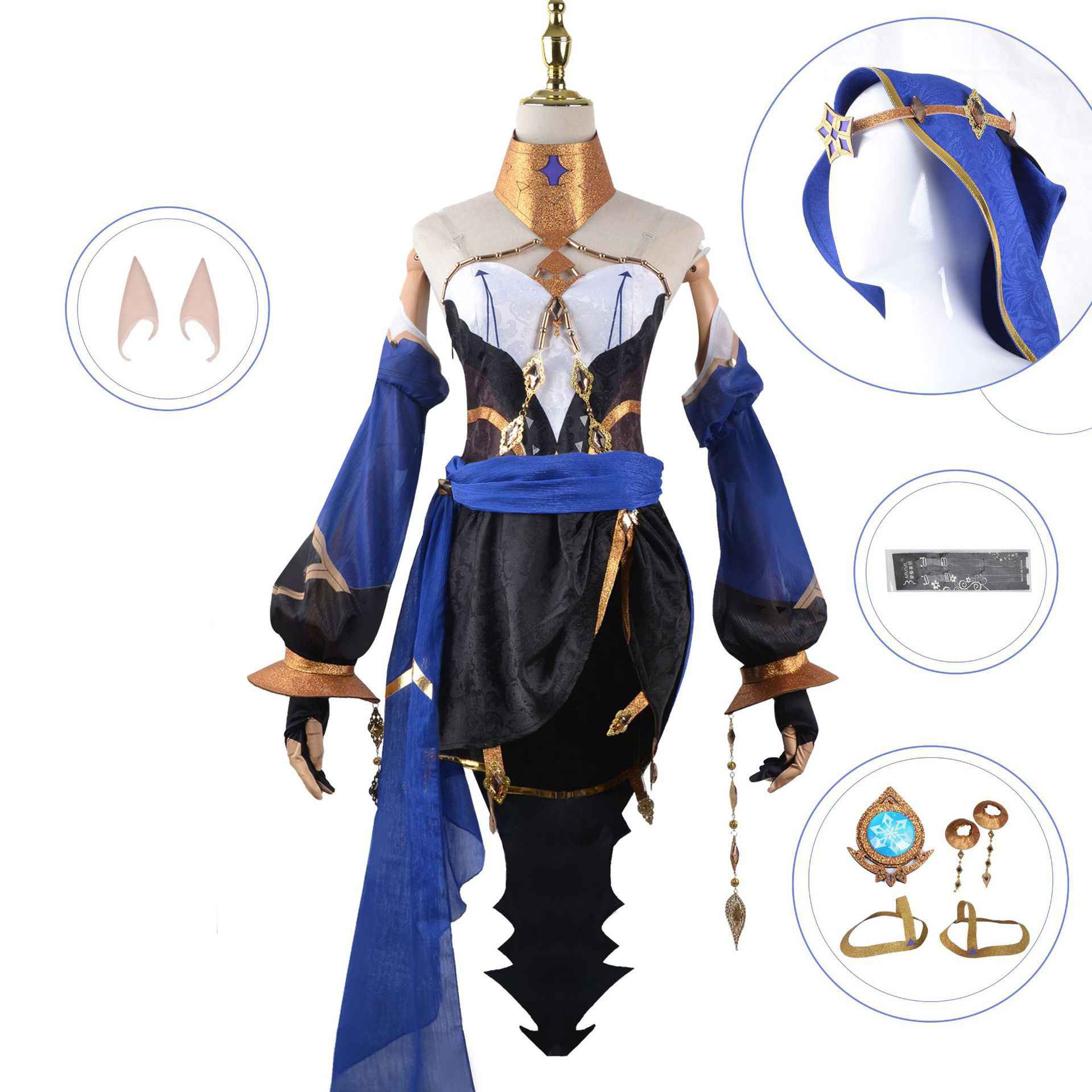 Genshin Impact Cosplay Costume New Character Role-Playing Layla Full Set Cosplay Anime Game Costume for Women