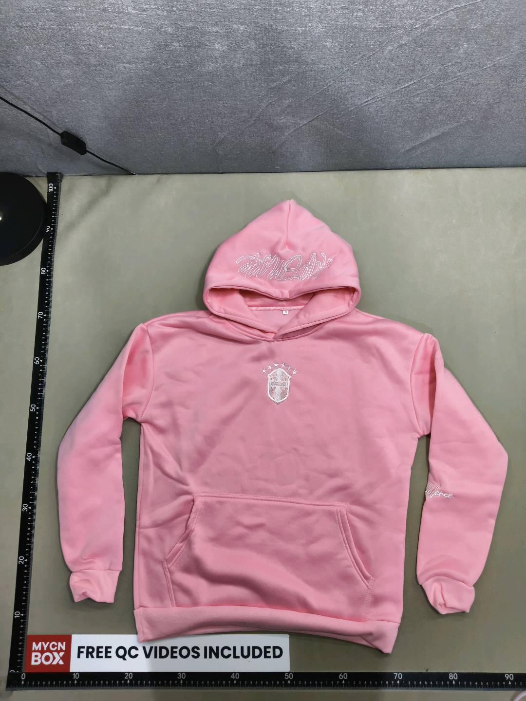 Europe and the United States cross-border pink embroidery elastic drawstring casual shorts straight loose shorts embroidered round neck T-shirt suit QC