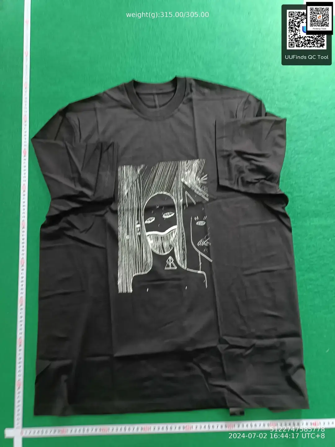 SUBHUMAN Men's 23 New Dark Style New Loose Large Size Youth Half Sleeve Tee Shirt Top