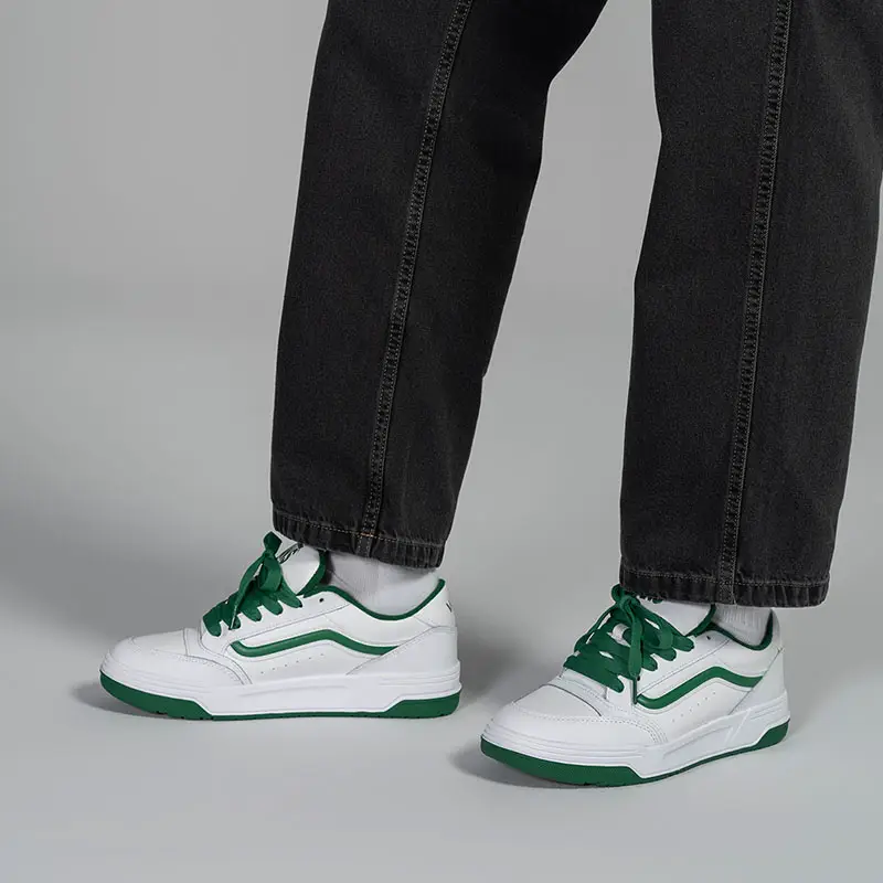 Vans Official Hylane White and Green Color Matching Retro Sports Shoes Men's Shoes Women's Shoes Low Top