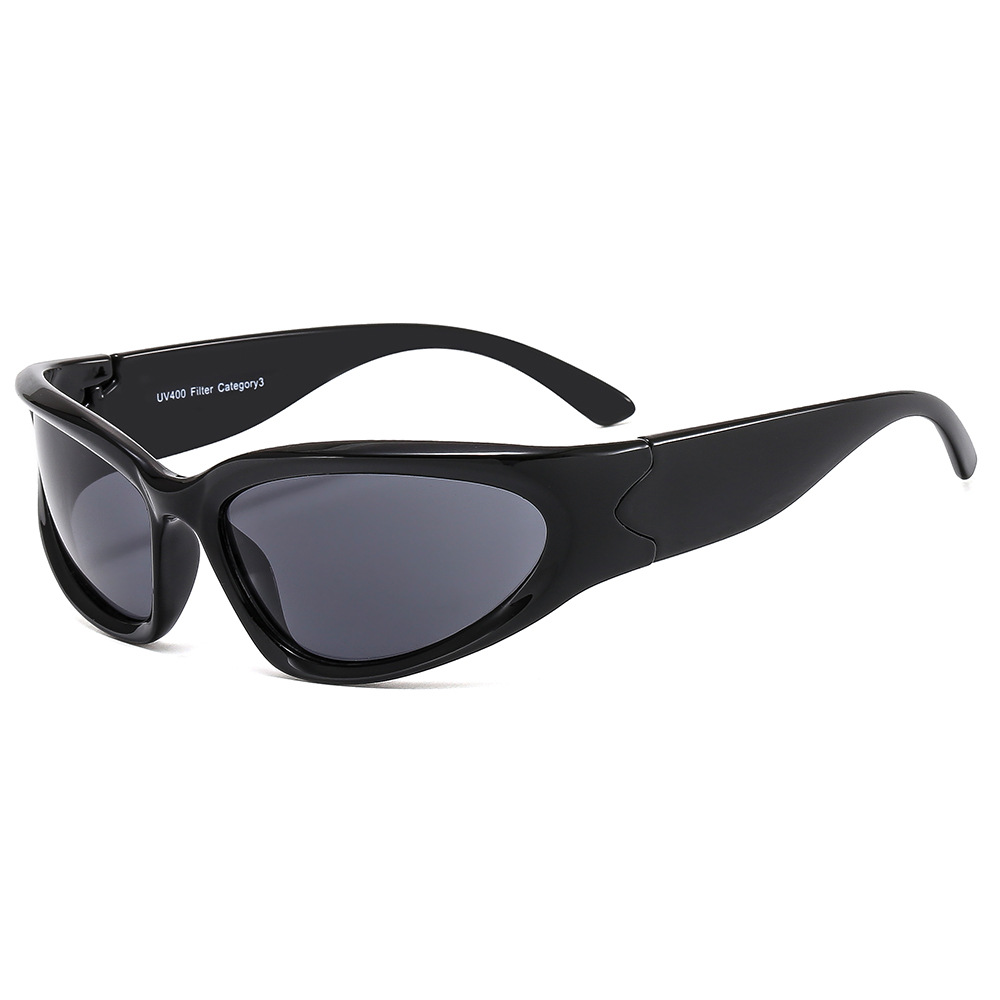 2023 Trendy Men's Hot Girls High-end Sunglasses Y2K Square Concave Shape Connector Cool UV Protection Summer Glasses