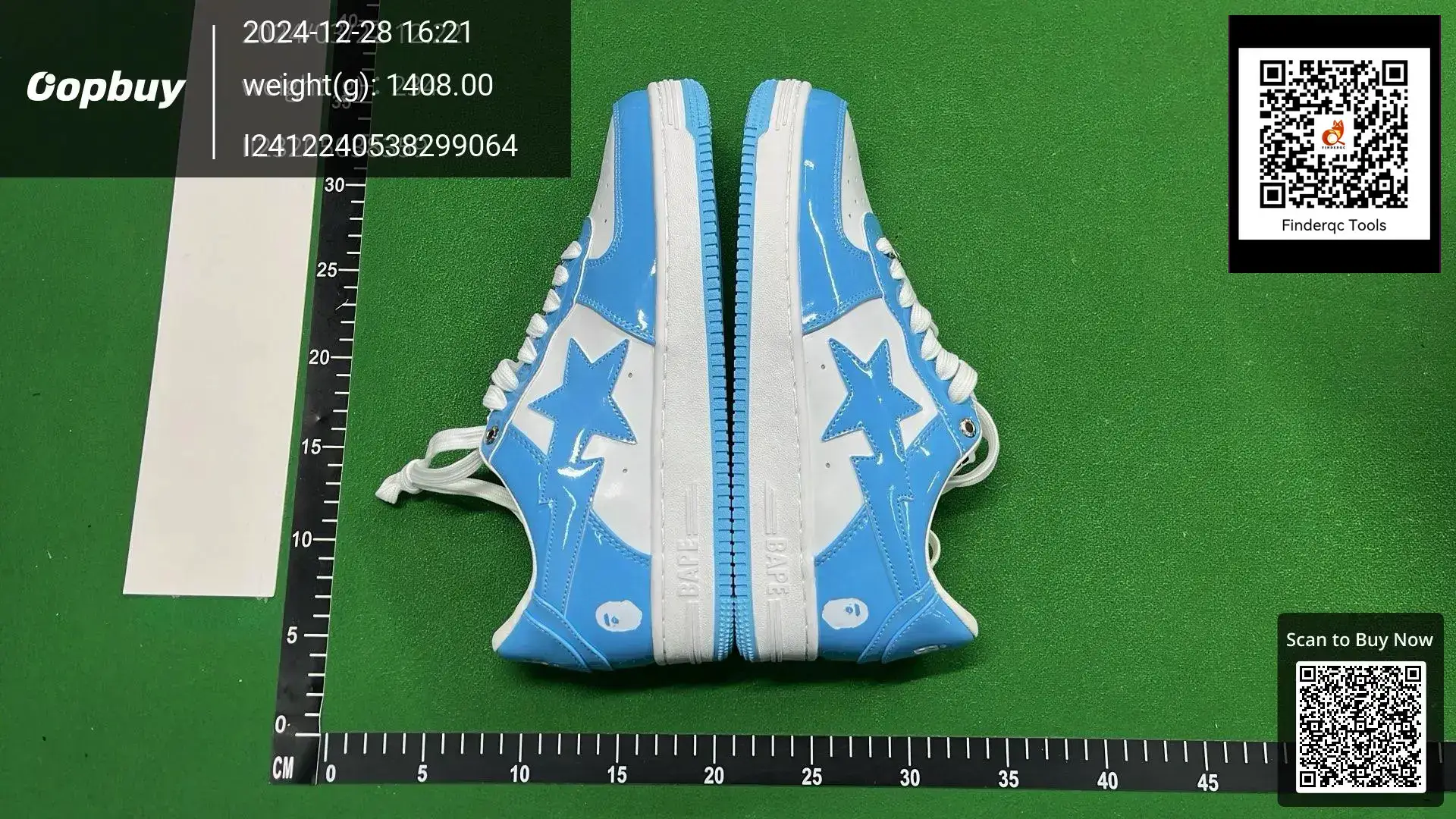 Bathing Ape Bapestalow WGM Black Patent Leather Sneakers