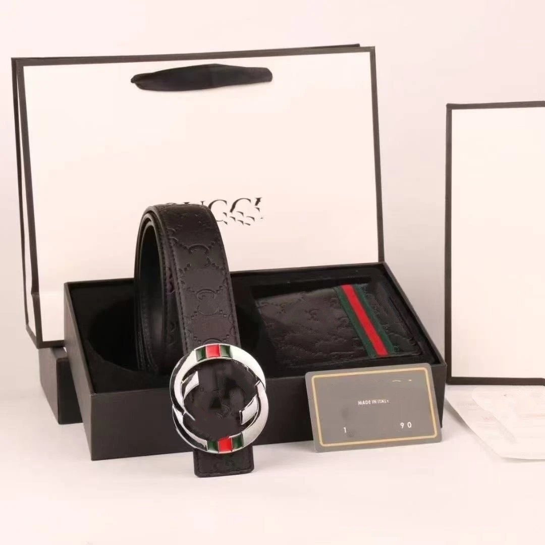 Gucci Belt and Wallet Set