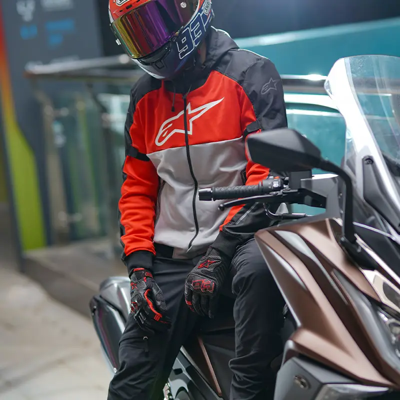 A Star Motorcycle Cycling Clothing Spring and Summer Leisure Drop-Resistant Motorcycle Clothing Motorcycle Clothing Cycling Fixture Male Raceday