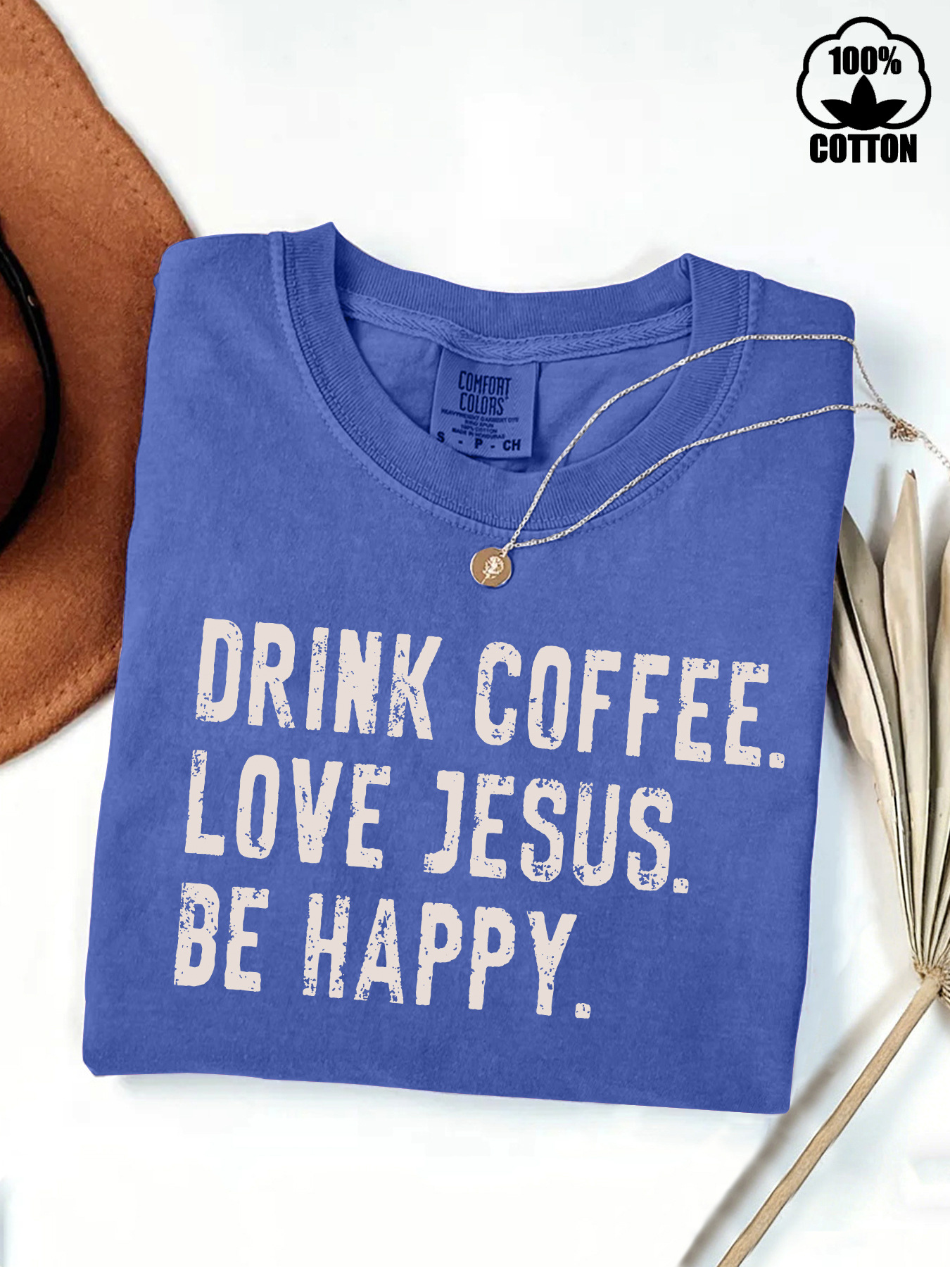 European and American Style In-Stock Round Neck Short-Sleeve Letter T-Shirt, Cross-Border Hot Sale, Pure Cotton, Washed and Vintage-Style