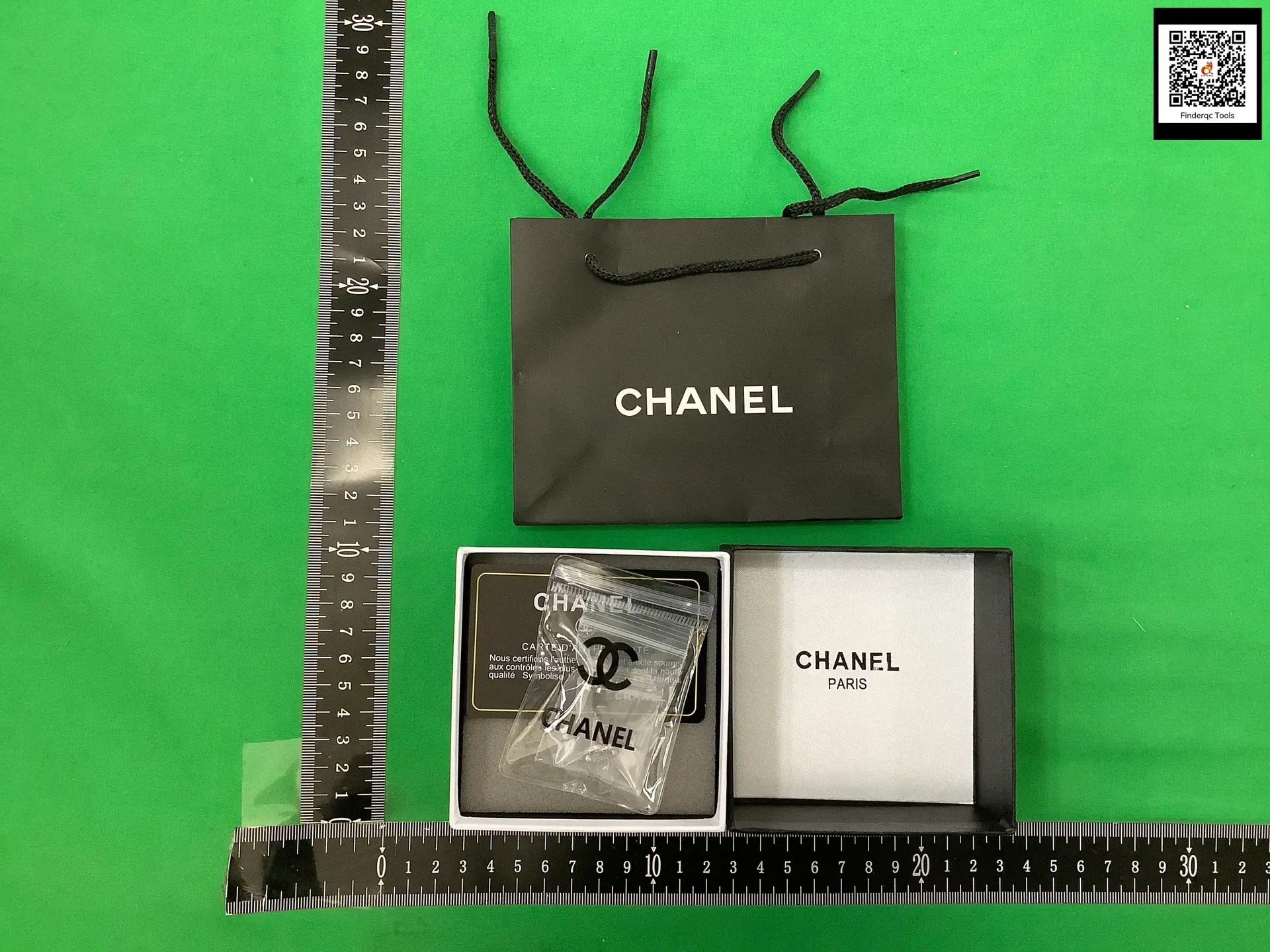 Chanel CC Logo Earrings