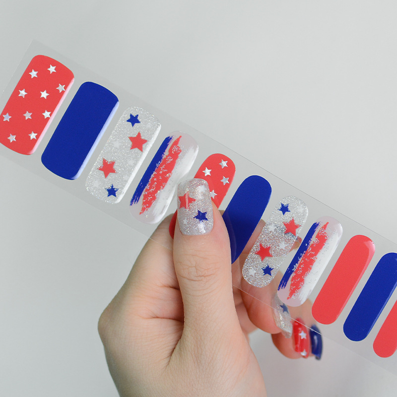 Xiantai Customized Gel Manicure Stickers Oem/Odm Nail Stickers Source Factory Uv Semi-Baked/Semi-Cured Manicure Stickers