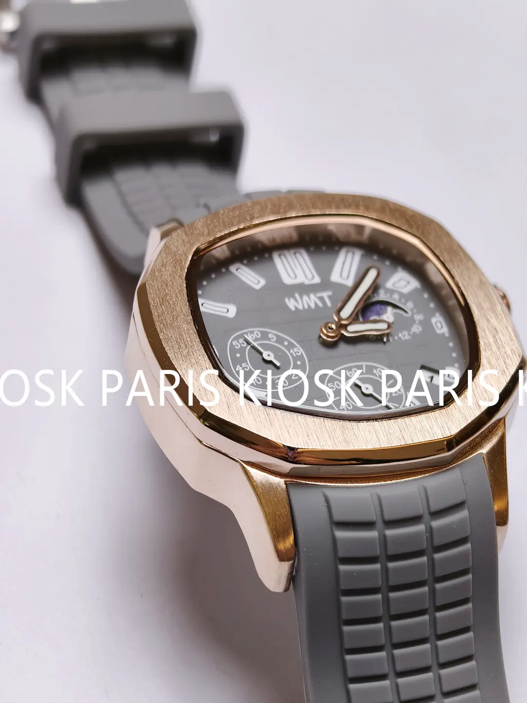 In Stock Special-Shaped Watch Gift No Identity Great Power Chen Zhen Same Style Automatic Mechanical Wmt Graffiti Dial