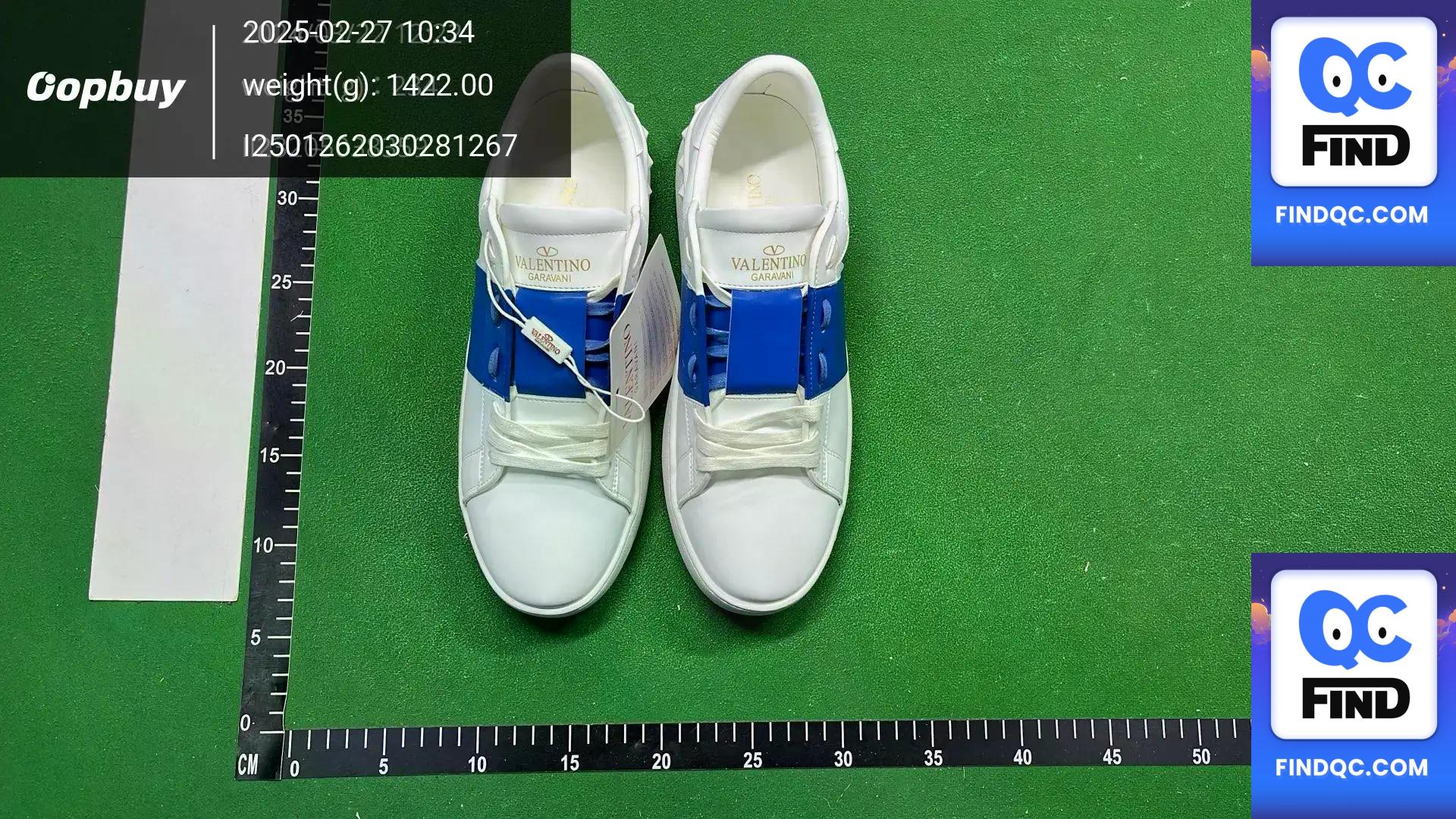 Valentino One Stud XL Sneaker Blue/White QC