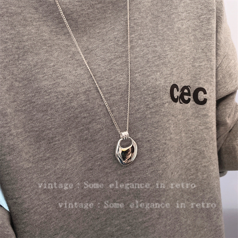 Fever Blogger Same Style South Korea Korean Style Irregular Necklace Simple Elegant Ins Woolen Chain Little Red Riding Book Necklace
