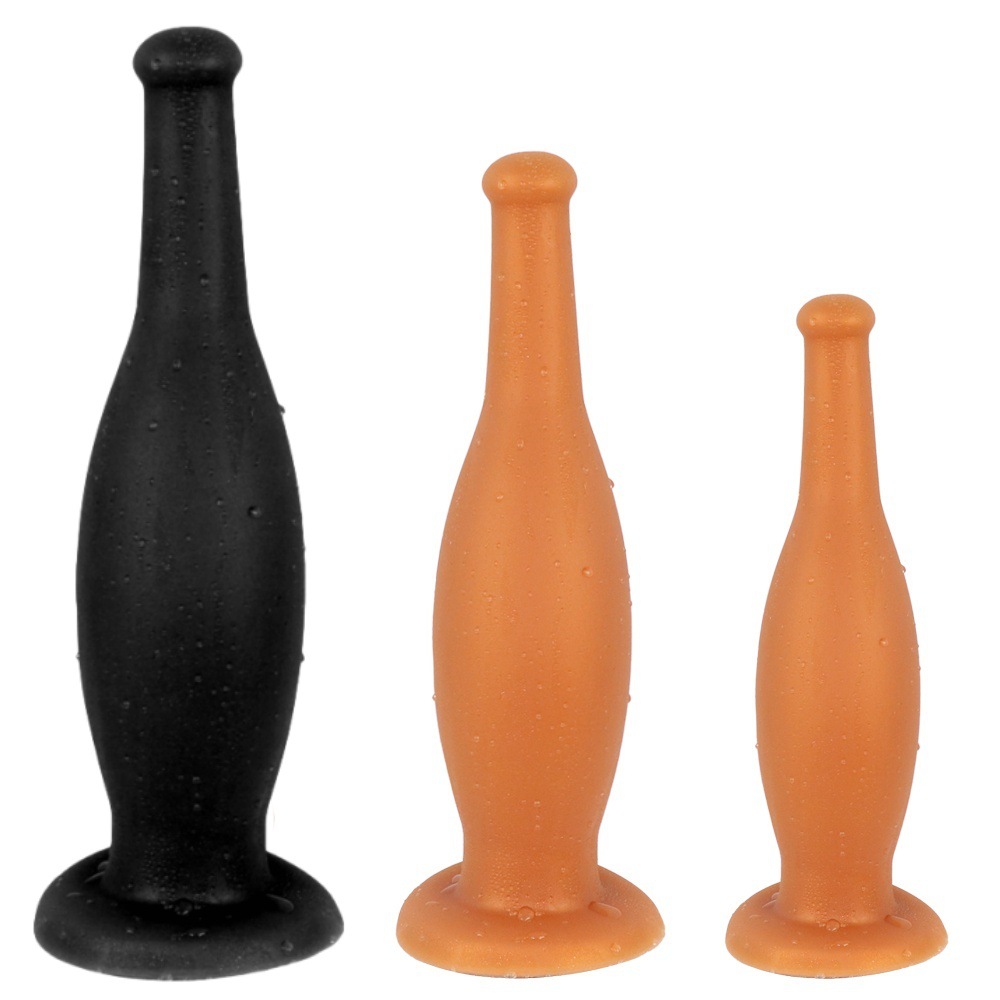 Cross-border wine bottle oversized silicone anal expander male and female adult products masturbation sex toys soft posterior anal plug