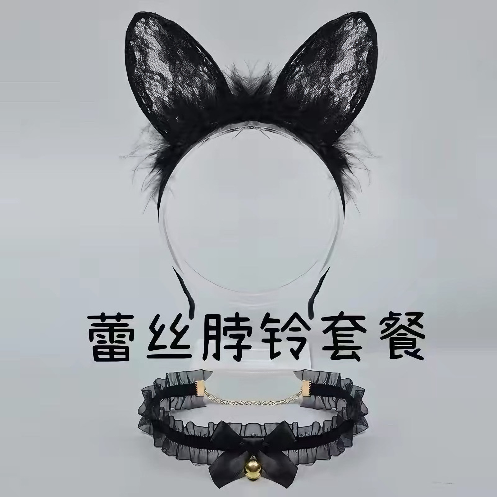 Cute Women's Cosplay Kitten 2026 New Style Headband Hairpin Black Cat Ear Headband Hair Accessory Cat Ear Hair Ornament