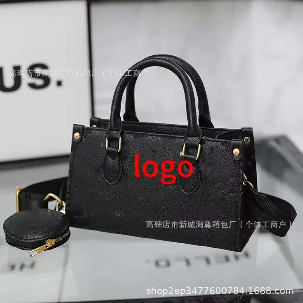 Foreign Trade 2025 New Donkey Home Retro Tote Bag Embossed Women's European and American Fashion Shoulder Crossbody Handbag Wholesale