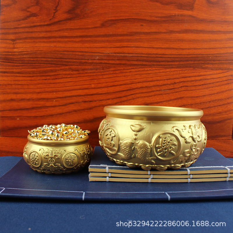 Brass Ornaments Pisces Cornucopia Golden Brass Cornucopia Home Living Room Restaurant Creative Brass Ornaments Incense Burner