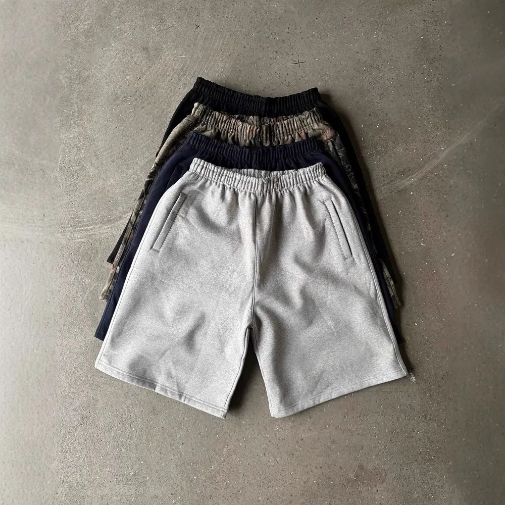 European and American Style New Trendy Brand Casual Unisex Sweatpants Loose Straight Shorts Versatile Sports Casual Shorts