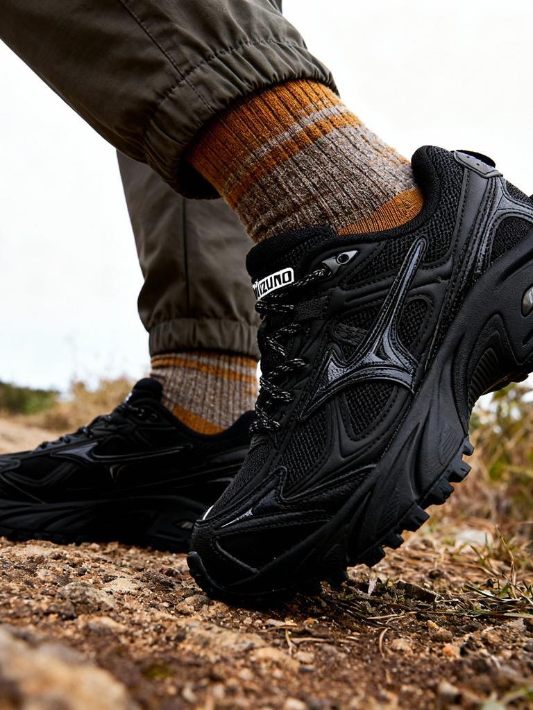 Yes, I Understand | Mizuno Men's and Women's Official Running Shoes New Outdoor Breathable Sports Shoes Black Warrior Dad Shoes. QC-foto van TAOBAO op Qualit.ly