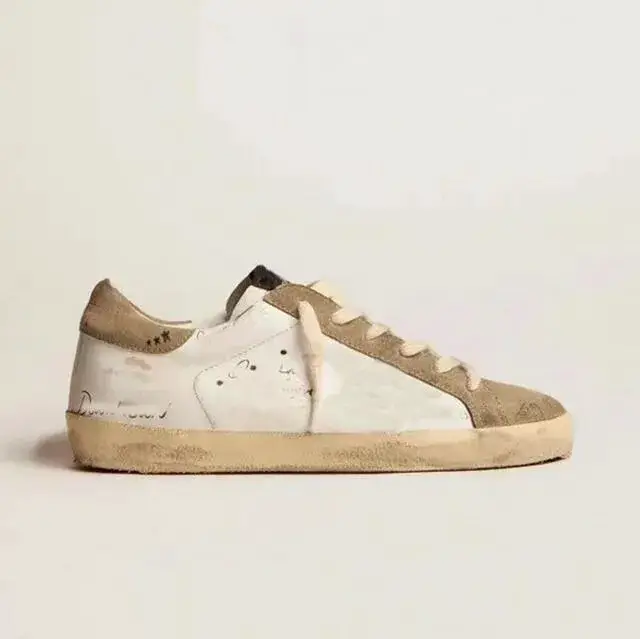 In-Stock 2025 New Star Distressed Dirty Shoes Women's Shoes High-End Casual Height-Increasing Classic Sneakers