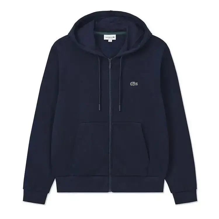 Lacoste Full Zip Hoodie Navy