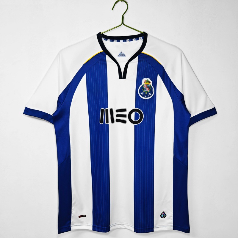 Retro Popular Style Porto Short-Sleeved T-Shirt Jersey Football Uniform Fan Porto Football Jersey