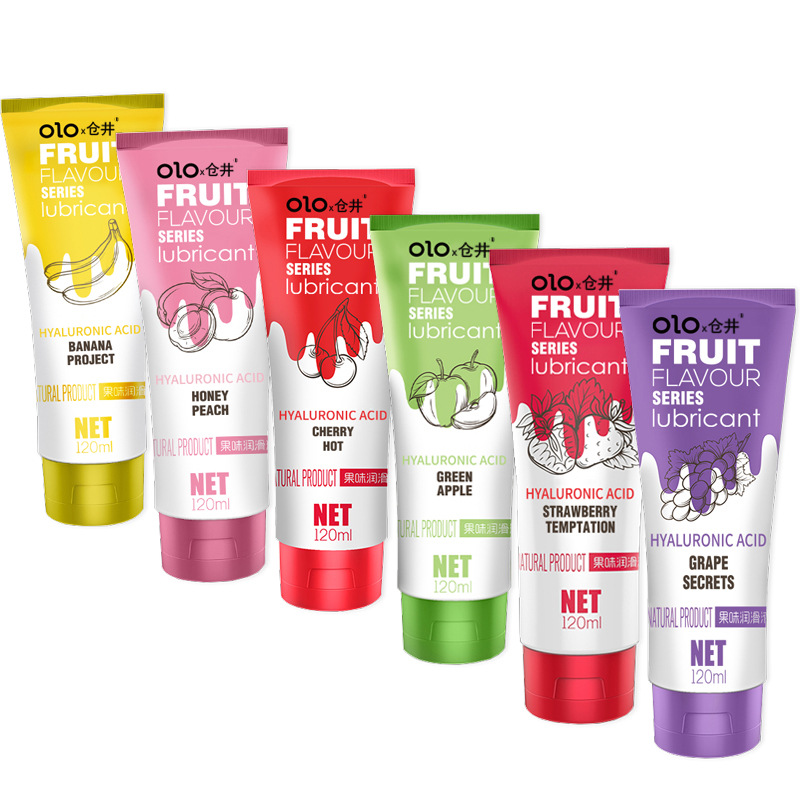 Olo Fruity Can Be Imported into the Adult Products Strawberry Cherry Fun Couple Sex Lubricant Oil Thermal Ice Feeling