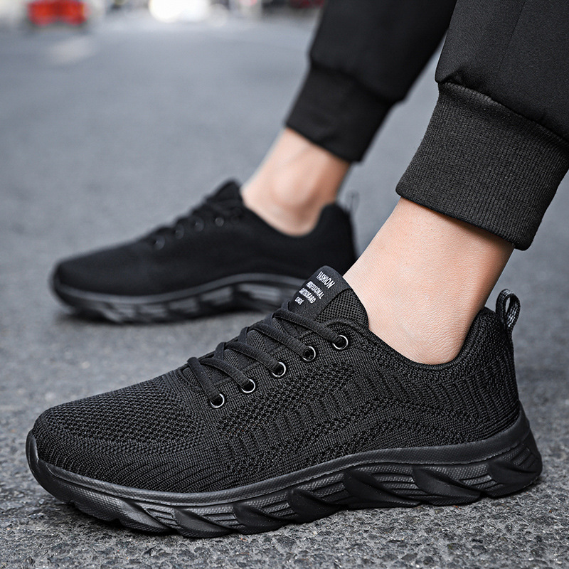 Brand Running Shoes for Men, Spring and Autumn All-Season Sports Shoes for Men, New Lightweight Non-Slip Soft Sole Breathable Casual Travel Running Shoes