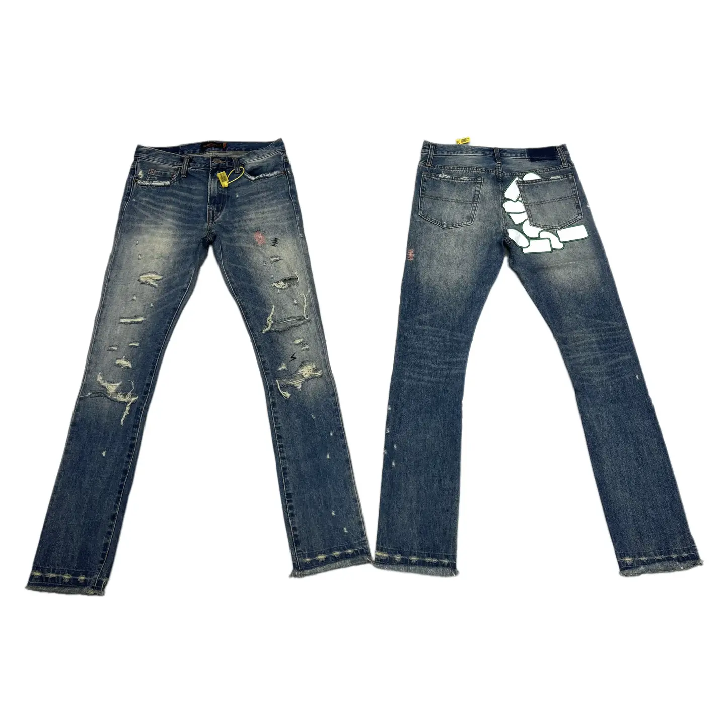 【In Stock, Immediate Dispatch】- Undercover 05Ss but Beautiful Distressed Destroyed Jeans