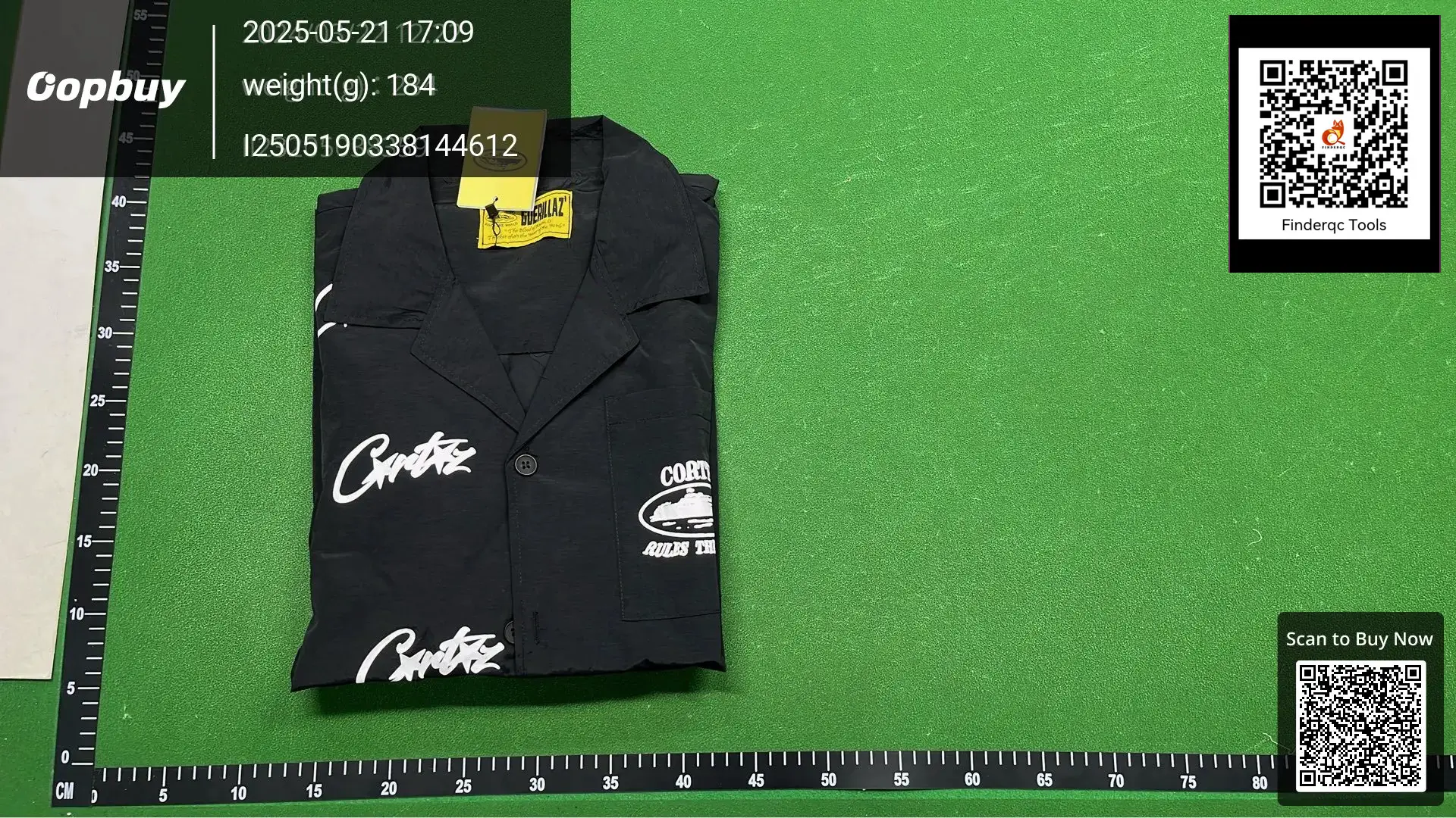Corteiz Devil Island over Printed Letters Print Quick-Drying American Lapel Shirt Short Sleeve Shorts Suit Summer Tide