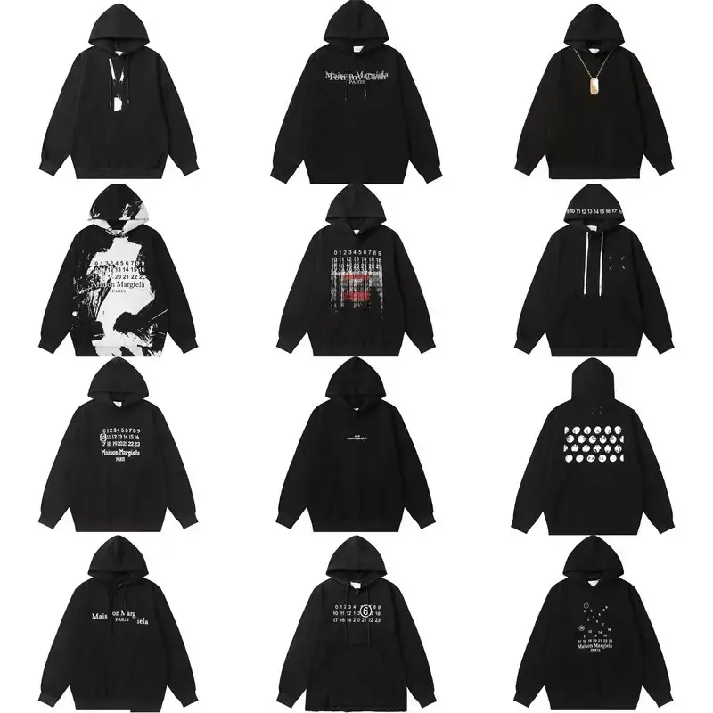 Maison Margiela Hoodies Black