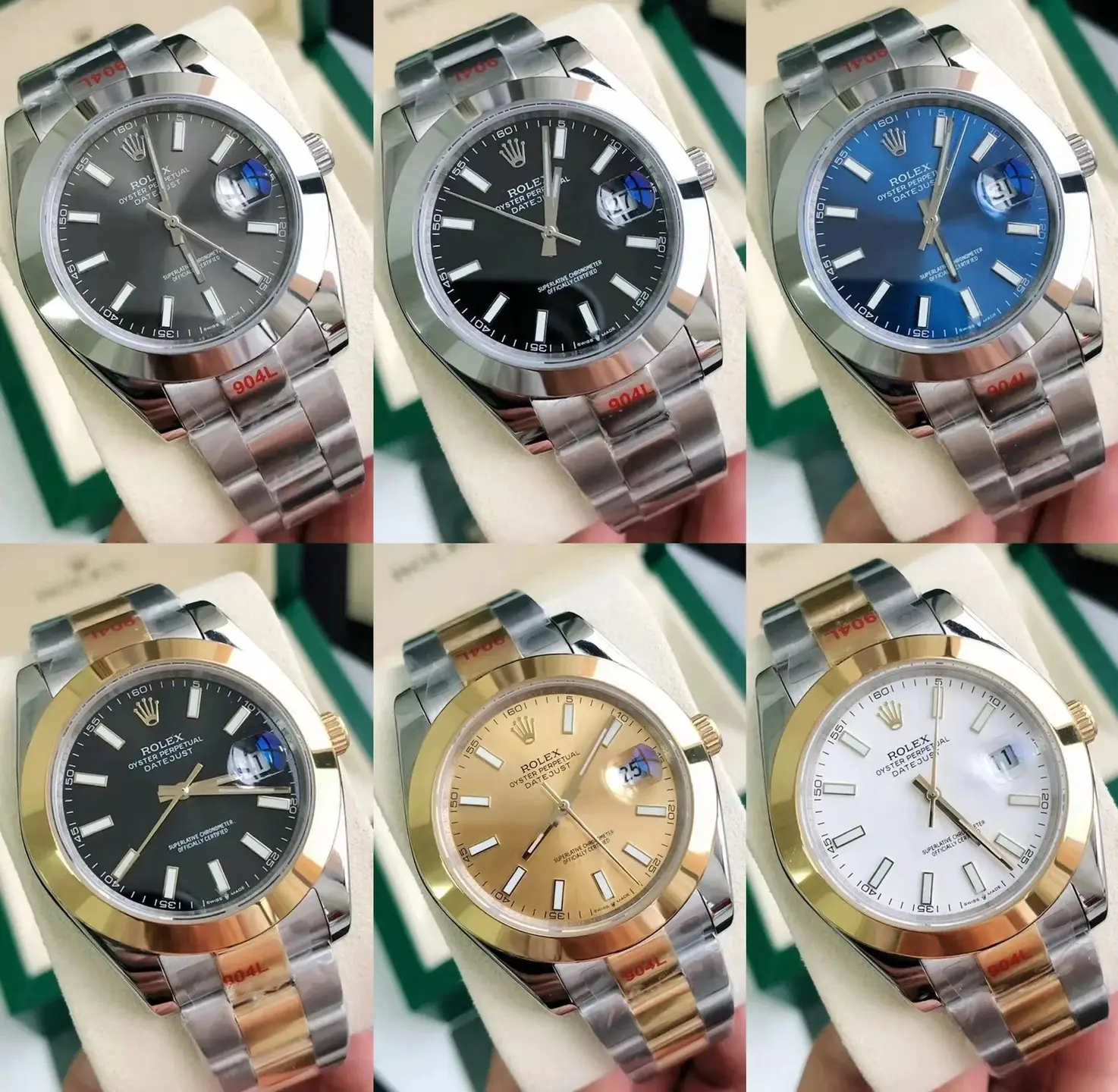 【Universal Find】手表 劳 日志 男表 41mm 蓝宝石镜面 钢带手表