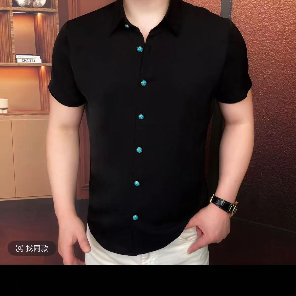 2026 New Summer Shirts Versatile Lapel Casual Trendy Fashion Slim Fit Stylish Unique Men's Shirts