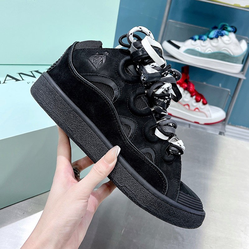 Foreign Trade 2024 Summer New Torre Bread Shoes Lovers Thick-soled Lace-up Casual Sports Skate Shoes Skate Shoes