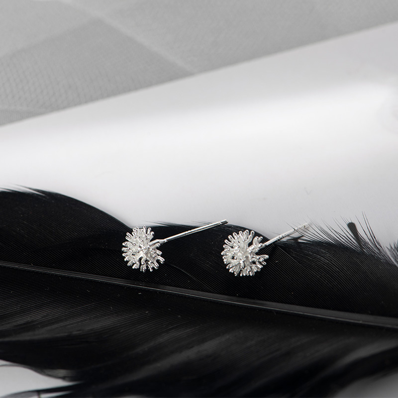 Dandelion Earrings for Women, Literary, Fresh and Cute Earrings, Simple and Creative Korean Style Jewelry, Cross-Border Wholesale Trend