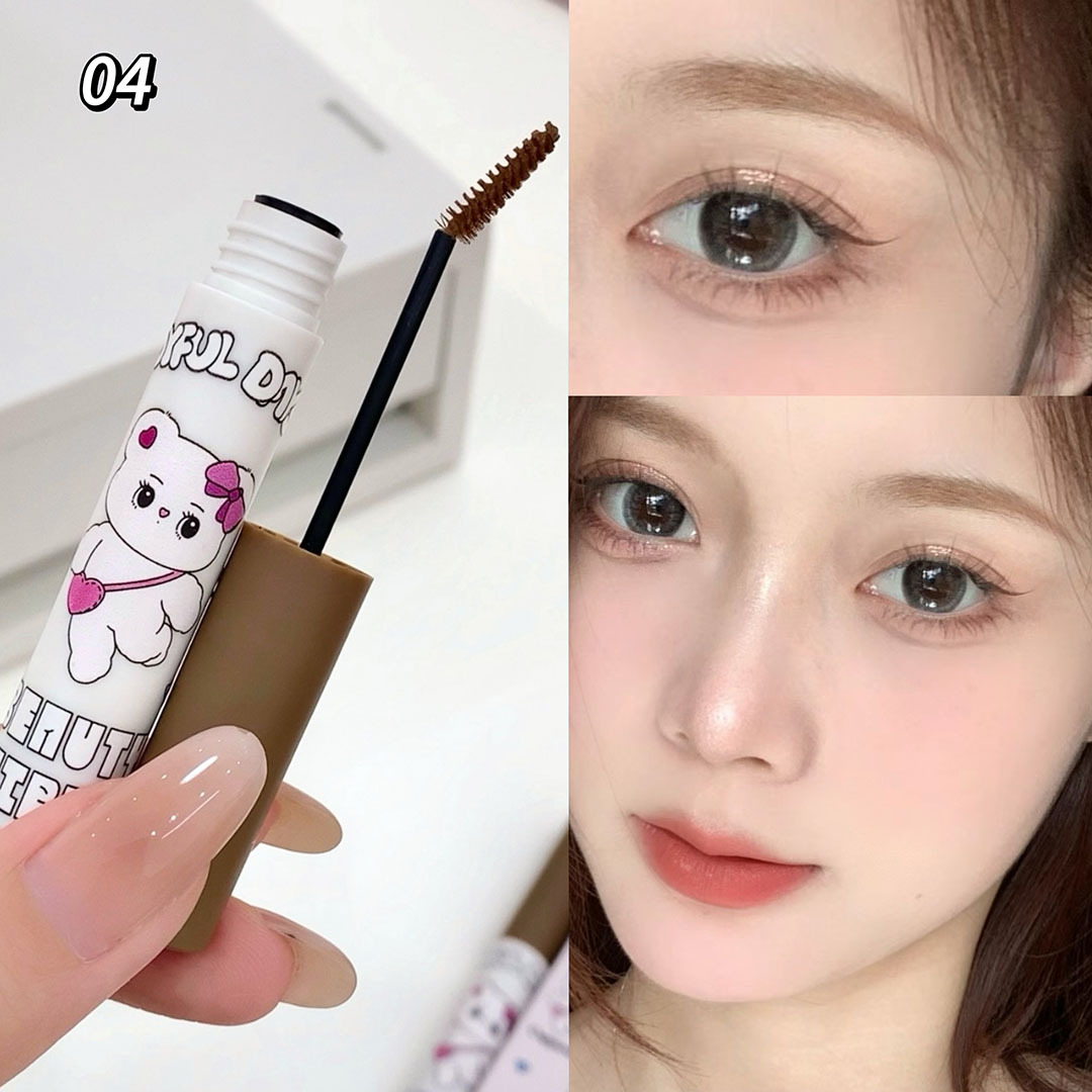 Cappuvini Matte Eyebrow Dyeing Cream Light Eyebrow Beauty Makeup A Three-dimensional Protection Wild Eyebrow Not Easy to Simi Shantou Makeup