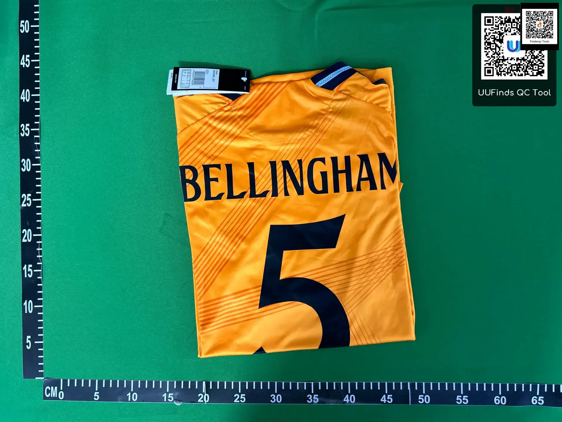 Bellingham 5 adult football jersey