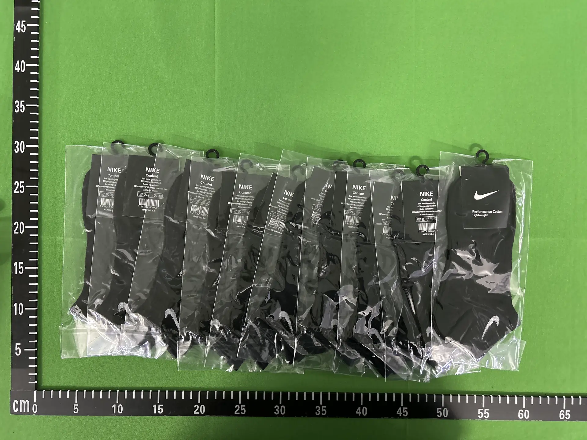 Nike Performance Cotton Lightweight Socks Black
