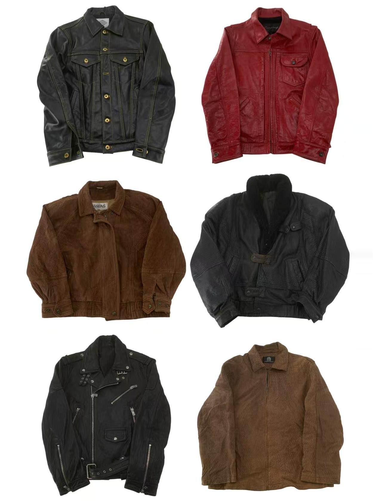 Vintage Leather Jacket American A2 Retro Casual Motorcycle Pilot Leather Jacket Genuine Leather Men and Women A73
