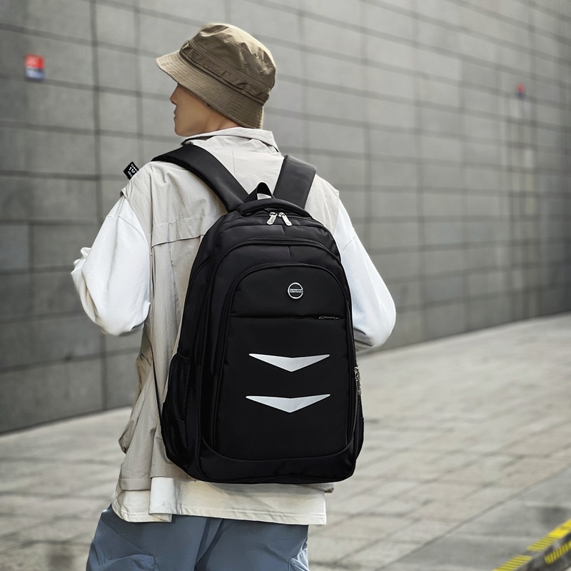 New Fashionable Large-Capacity Men's Backpack, High-End Multi-Functional Student School Bag, Business Lightweight Computer Backpack