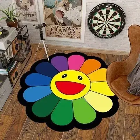 Takashi Murakami Flower Rug